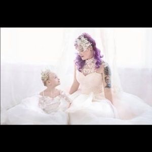 Vintage 20’s headpiece bridal flapper style pearls